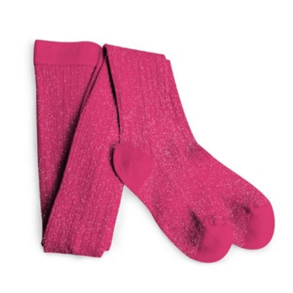 Collants brillants Collégien Amélie Fucshia
