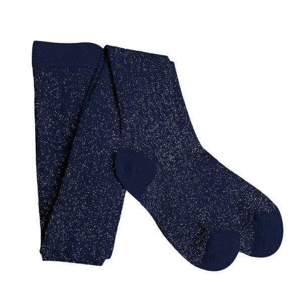 Collants brillants Collégien Amélie Marine