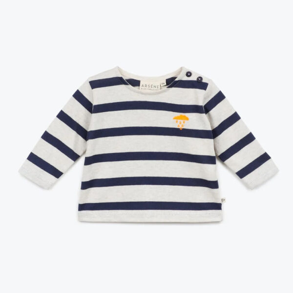 Marinière bébé nuage bio