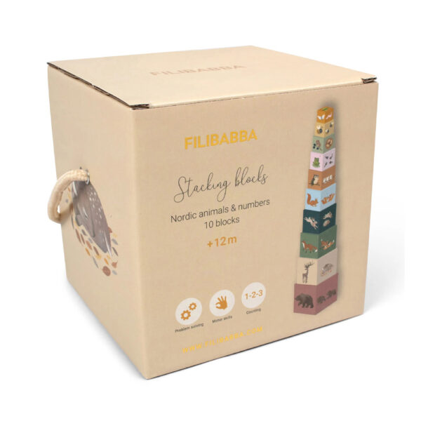 Cubes à empiler Animaux nordiques