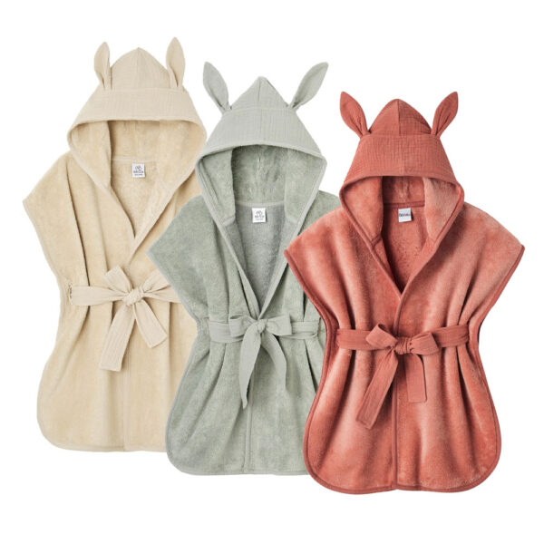 Bamboo and gauze bathrobe