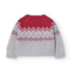 Cardigan bébé jaquard bi-colore – Image 3