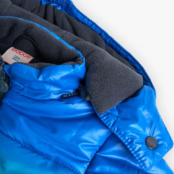 Multicoloured baby technical down jacket