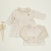Cardigan bébé broderie bio – Image 3