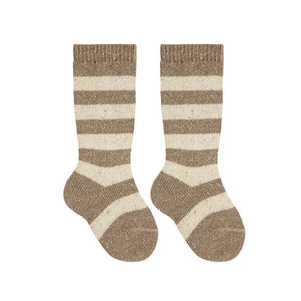Chaussettes hautes rayées