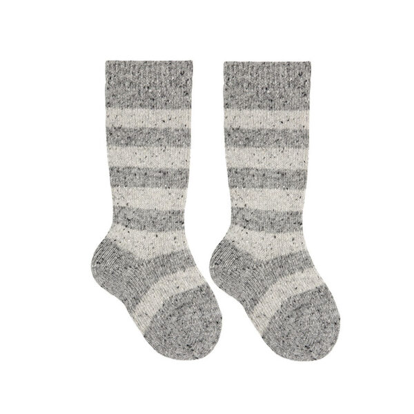 Chaussettes hautes rayées