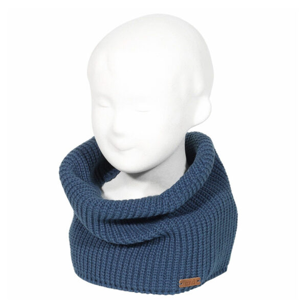 Snood bleu moyen