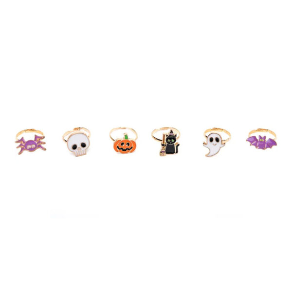 Halloween Glow in the Dark Spinning Ring (1 random piece)