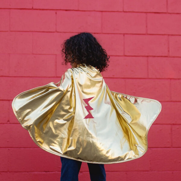 Cape Reversible Wonder Red/Gold