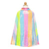 Cape Stripy Sequins 4/6A
