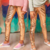 Love Life Gold Leggings - Image 2