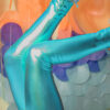 Love Life Blue Leggings - Image 2