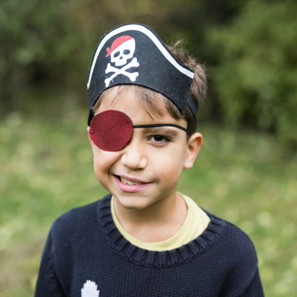 Pirate Hat Headband + oeil