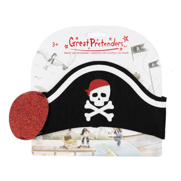 Pirate Hat Headband + oeil