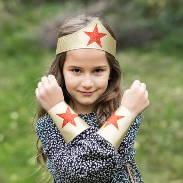Super Girl Headband + manchons