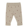 Baby pants embroidered with small flowers
