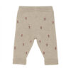 Baby pants embroidered with small flowers - Image 4