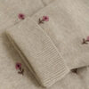 Baby pants embroidered with small flowers - Image 3
