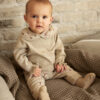 Baby pants embroidered with small flowers - Image 2