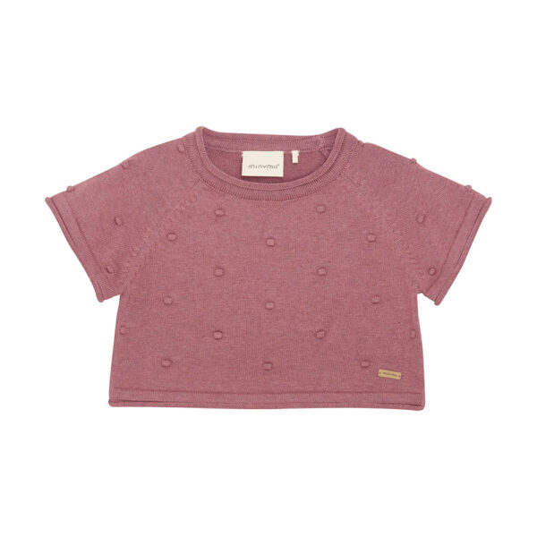 Pull bébé sans manches brodé