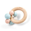 Pastel beaded rattle