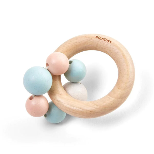 Pastel beaded rattle