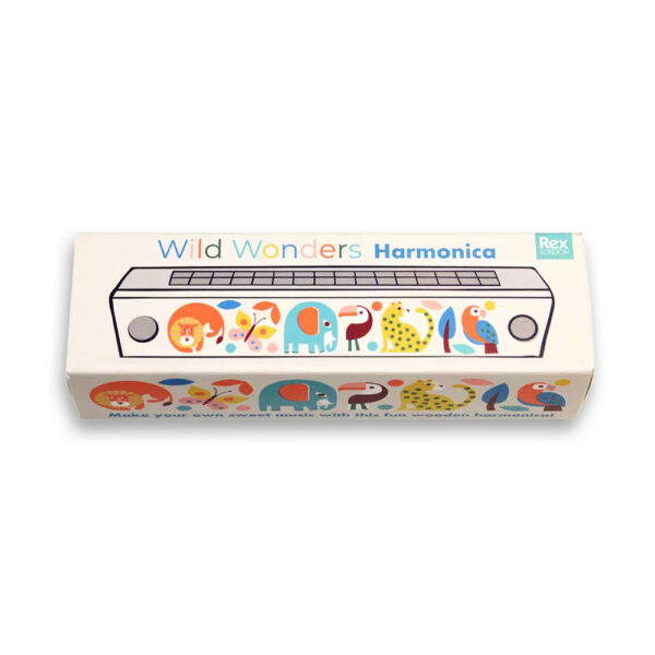 Wild Wonders Wooden Harmonica