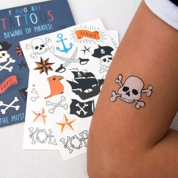 Tatouages éphémères Beware of the Pirates