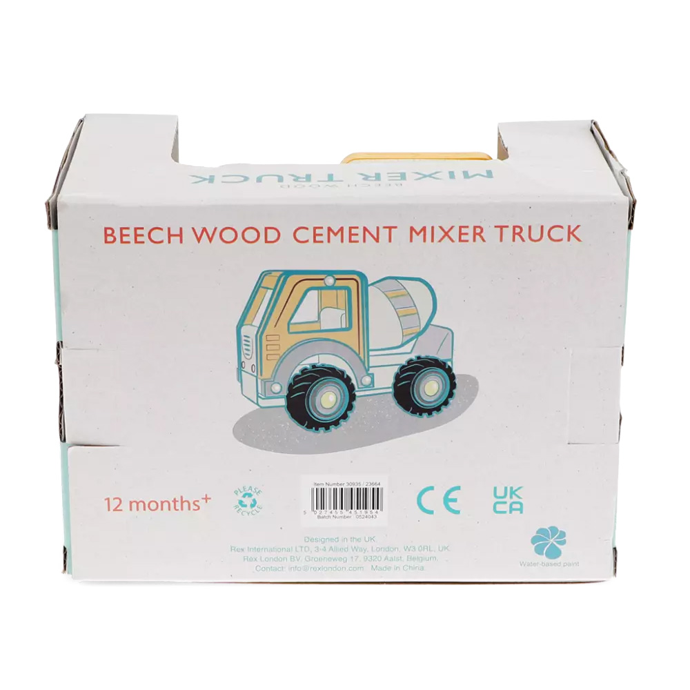 Bétonnière en bois à pousser – Image 3