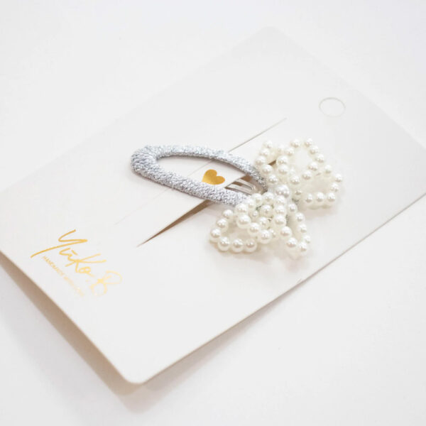 Barrette Milena argent