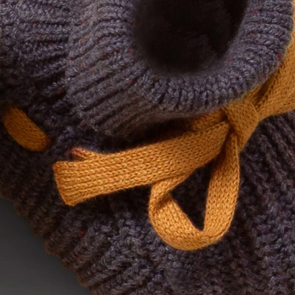 Dreamy Blue Knit Ankle Boots (0-12 months)