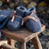 Dreamy Blue Knit Ankle Boots (0-12 months) - Image 3