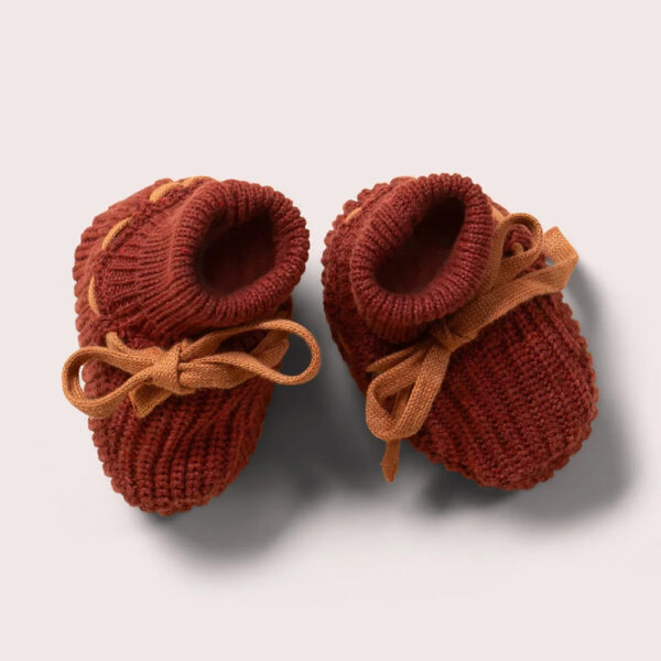 Hazelnut Knitted Ankle Boots (0-12 months)