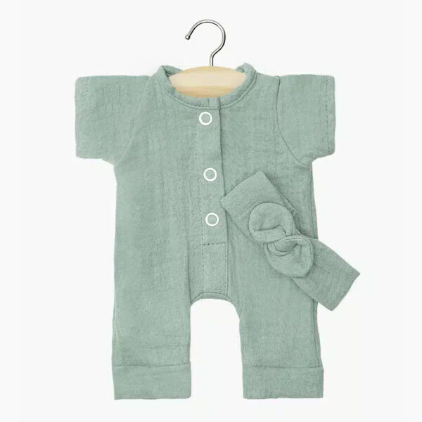 Babies - Lili Jumpsuit + Baltic Green Headband
