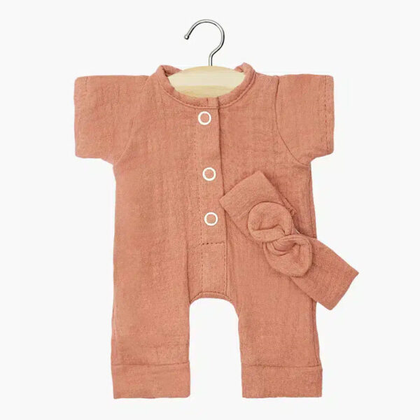Babies - Lili Jumpsuit + Marsala Headband
