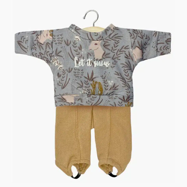 Ensemble Jean-Claude Let's snow et fuseau camel
