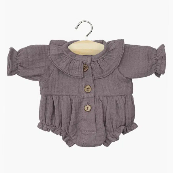 Leonor Grape Gauze Romper