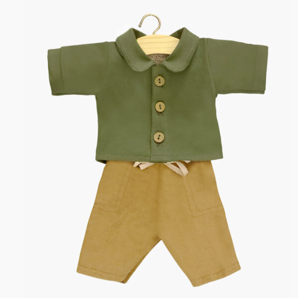 Ensemble pantalon Samy havane chemise kaki