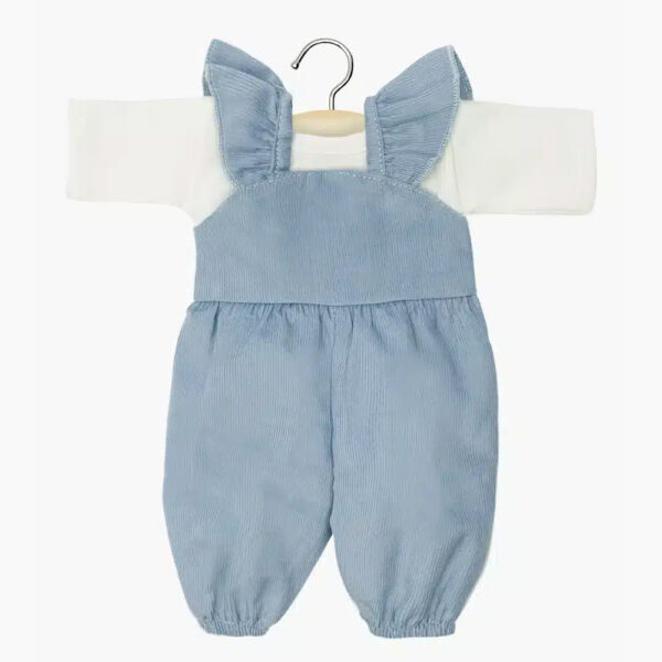 Ensemble salopette Claudie artic/ecru