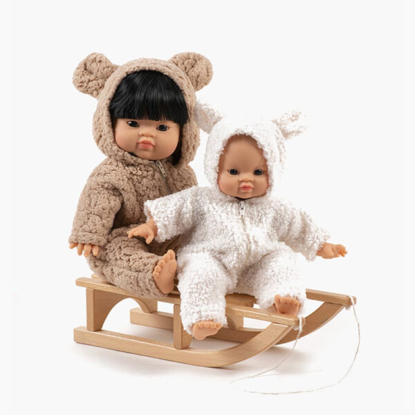 Pépette wooden sledge