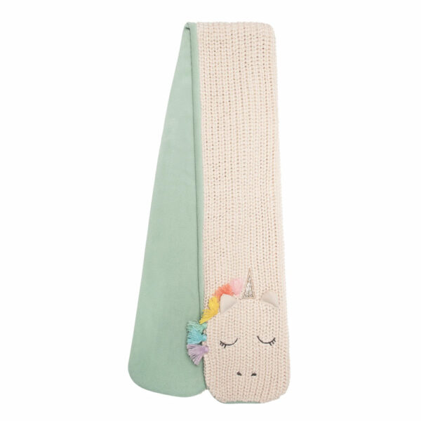 Echarpe tricot Rainbow Unicorn