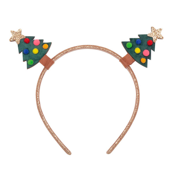 Velvet Christmas Tree Headband
