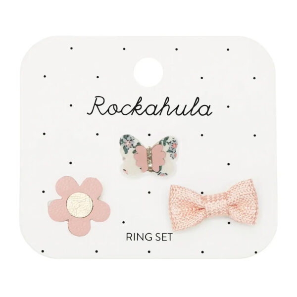 Flora Butterfly Ring Set