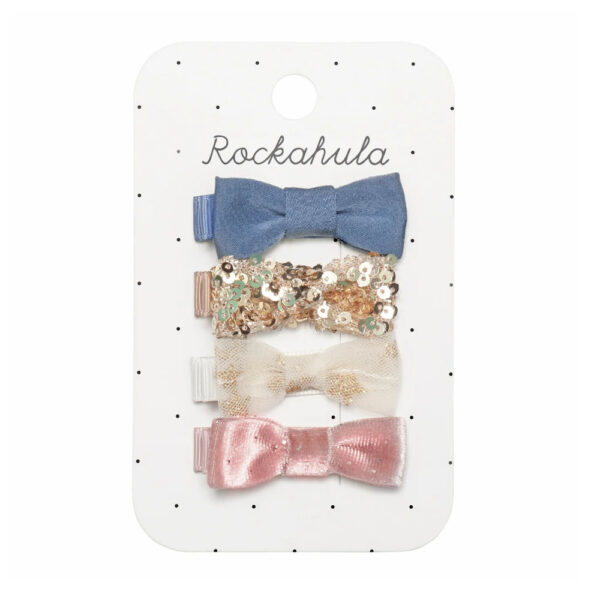 Enchanted Mini Bow Hair Clip Set