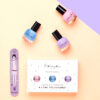 Coffret 3 vernis flamingo/givré/lavande + lime – Image 2