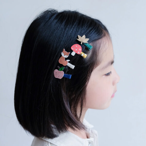 Barrettes Autumn forest clips