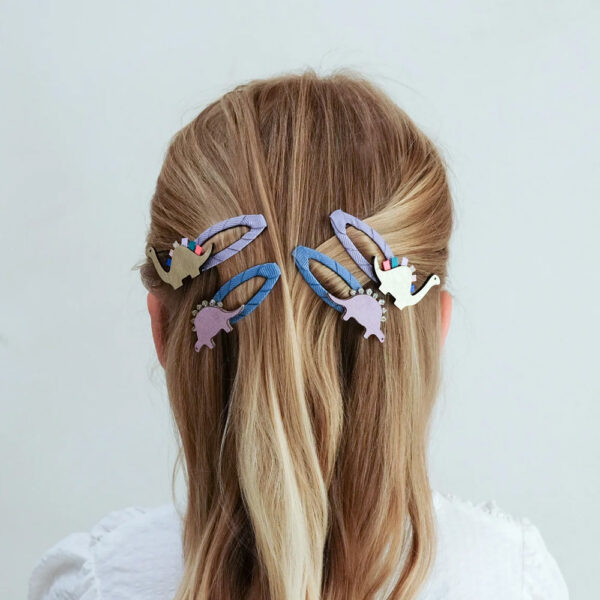 Barrettes Dino clic clacs
