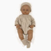 Poupon Augustine + barboteuse chevrons beige – Image 2