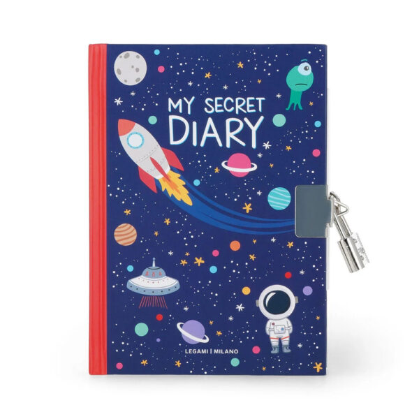 Journal intime avec cadenas Space