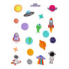 Stickers réfléchissants pour vélo Space – Image 4